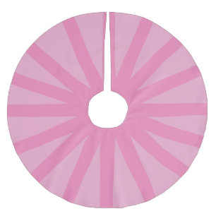 Jupon De Sapin En Polyester Brossé Jupe de Noël moderne Candy rose