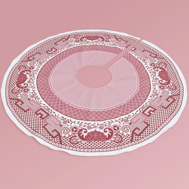 Jupon De Sapin En Polyester Brossé Jupe de Willow Tree rouge (Créateur téléchargé)