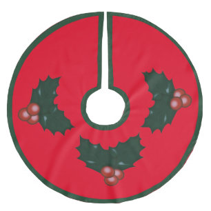 Jupon De Sapin En Polyester Brossé Jupe Mistletoe