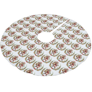 Jupon De Sapin En Polyester Brossé Jupe vintage Père Noël Tree