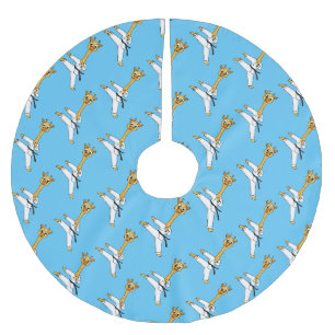 Jupon De Sapin En Polyester Brossé Kung Fu giraffe