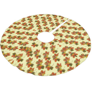 Jupon De Sapin En Polyester Brossé L'automne part Thanksgiving