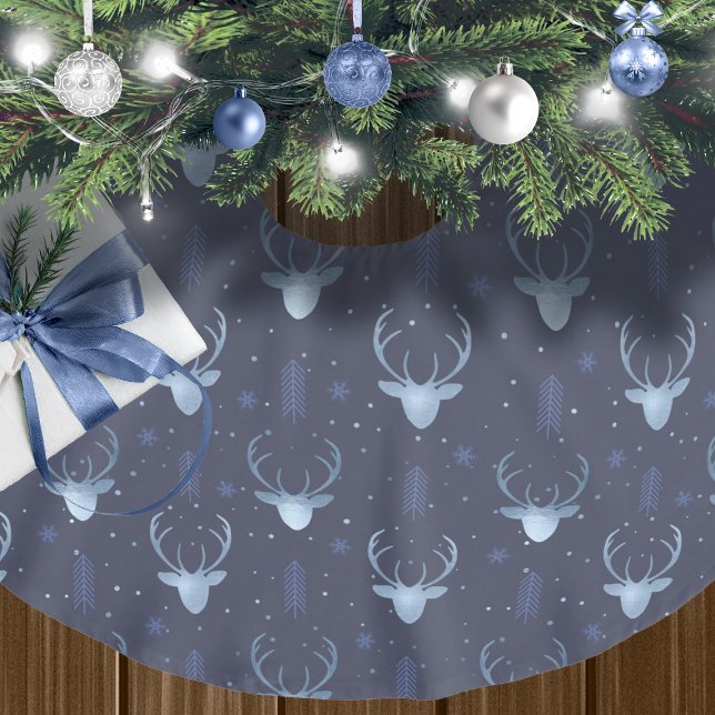 Jupon De Sapin En Polyester Brossé Les Patters de Christmas Blue ID861 (Créateur téléchargé)