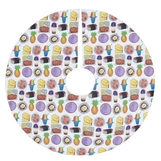 Jupon De Sapin En Polyester Brossé Loco Moco Ahi Tuna Poké Musubi (Devant)