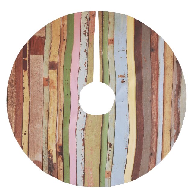 Jupon De Sapin En Polyester Brossé Matériau en bois : Texture Vintage de papier peint (Devant)
