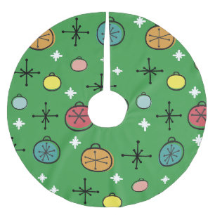 Jupon De Sapin En Polyester Brossé Mi-siècle Moderne Rétro