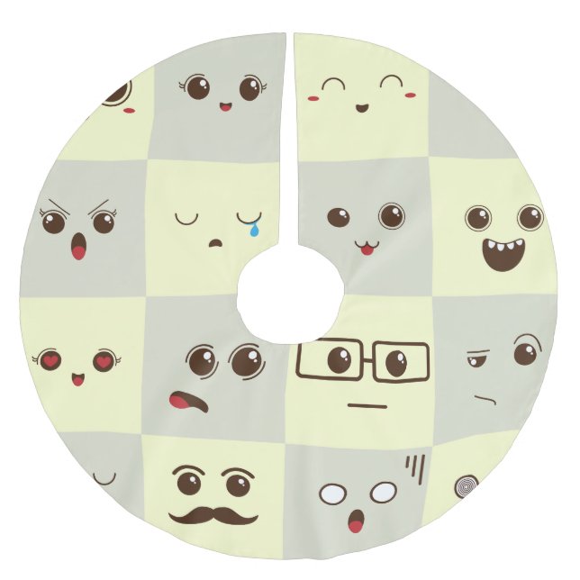 Jupon De Sapin En Polyester Brossé Mignonne face (Devant)