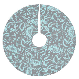 Jupon De Sapin En Polyester Brossé Modèle floral classique