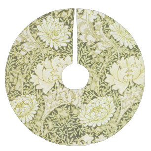 Jupon De Sapin En Polyester Brossé Motif Chrysanthème de William Morris Vintage