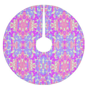 Jupon De Sapin En Polyester Brossé Motif de camouflage numérique rose mignon