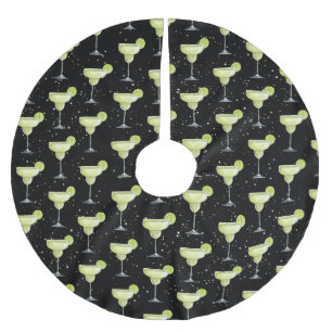 Jupon De Sapin En Polyester Brossé Motif de cocktail Margarita
