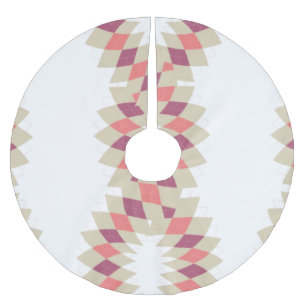 Jupon De Sapin En Polyester Brossé Motif Diamond Swirl