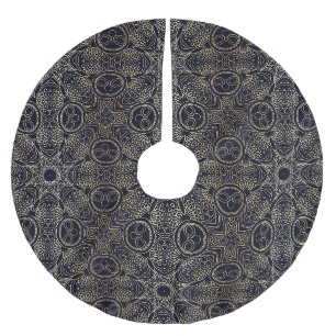 Jupon De Sapin En Polyester Brossé Motif Mandala