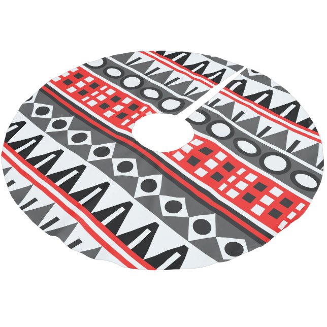 Jupon De Sapin En Polyester Brossé Motif natif Aztec (Angle)