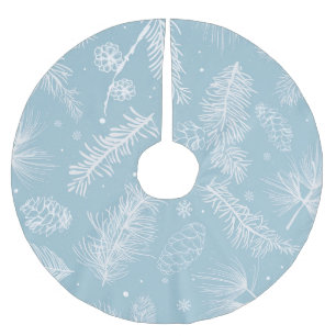 Jupon De Sapin En Polyester Brossé Motif Pastel Pine