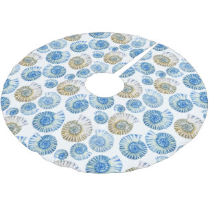 Jupon De Sapin En Polyester Brossé Motif Pastel Seashell 2