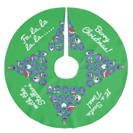 Jupon De Sapin En Polyester Brossé Noël