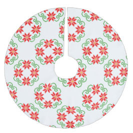 Jupon De Sapin En Polyester Brossé Noël