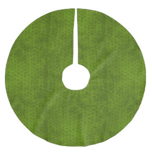 Jupon De Sapin En Polyester Brossé Noël Deco - texture géométrique verte de Chenil