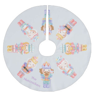Jupon De Sapin En Polyester Brossé Noël des noisettes