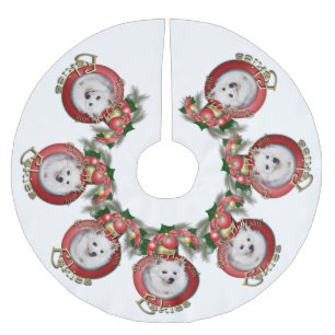 Jupon De Sapin En Polyester Brossé Noël - plate-forme les halls - Eskies