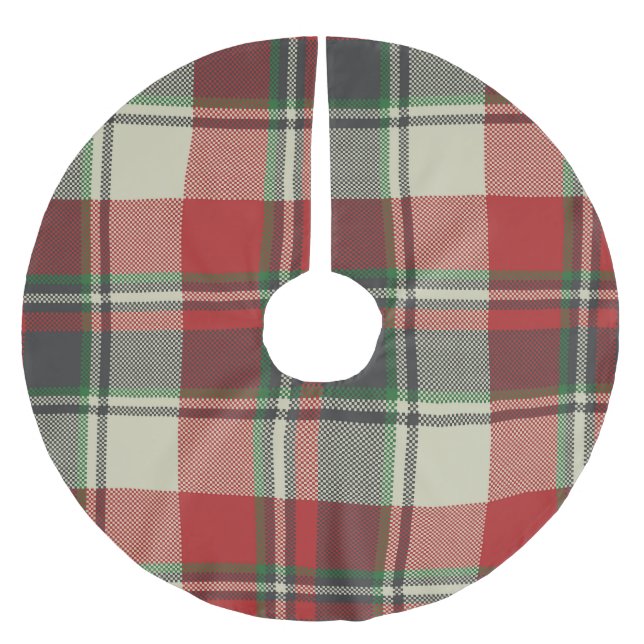 Jupon De Sapin En Polyester Brossé Noël rempli (Devant)