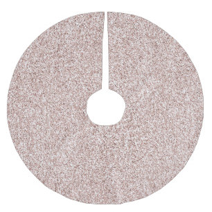 Jupon De Sapin En Polyester Brossé Parties scintillant rose brillante       