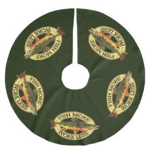Jupon De Sapin En Polyester Brossé Pêche à la mouche à la truite broyée
