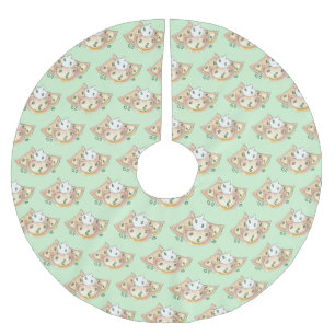 Jupon De Sapin En Polyester Brossé Piérogies Pommes de terre Dumplings Cuisine alimen