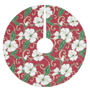 JUPON DE SAPIN EN POLYESTER BROSSÉ RÊVE POLYNÉSIEN (NOËL)