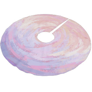 Jupon De Sapin En Polyester Brossé Rose et puant