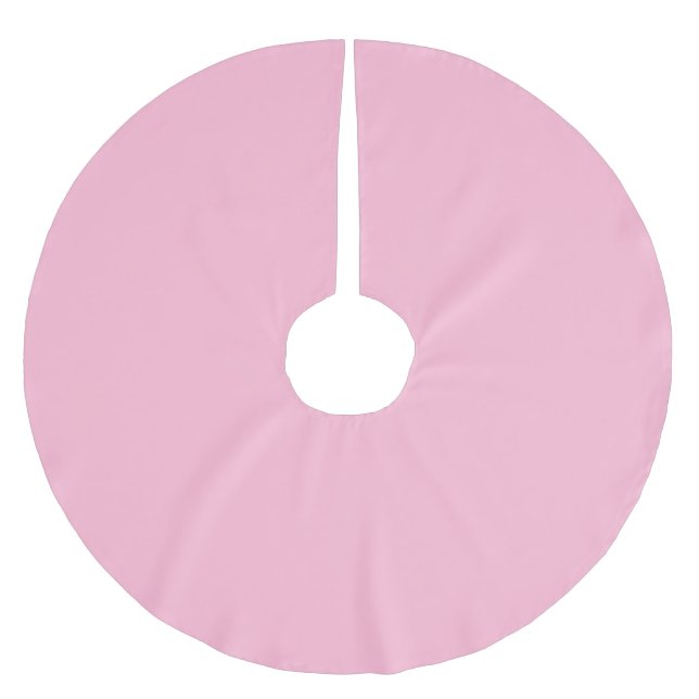 Jupon De Sapin En Polyester Brossé Rose pâle (Devant)