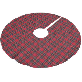 Jupon De Sapin En Polyester Brossé Royal Stewart Scottish Tartan
