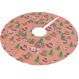 Jupon De Sapin En Polyester Brossé Saison des vacances