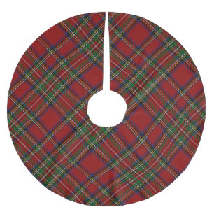 Jupon De Sapin En Polyester Brossé Scottish Royal Stewart Tartan