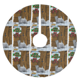 Jupon De Sapin En Polyester Brossé Sealyham Terrier Noël