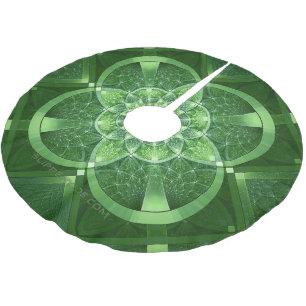 Jupon De Sapin En Polyester Brossé SlipperyJoe's Saint Patrick's Day glowing four feu