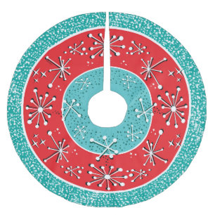 Jupon De Sapin En Polyester Brossé Spoutnik atomique moderne