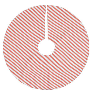 Jupon De Sapin En Polyester Brossé Sucre de canne de Noël Motif