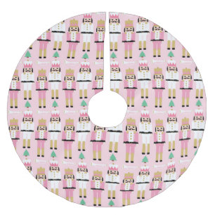 Jupon De Sapin En Polyester Brossé Sweet Pastel Nutcracker Noël