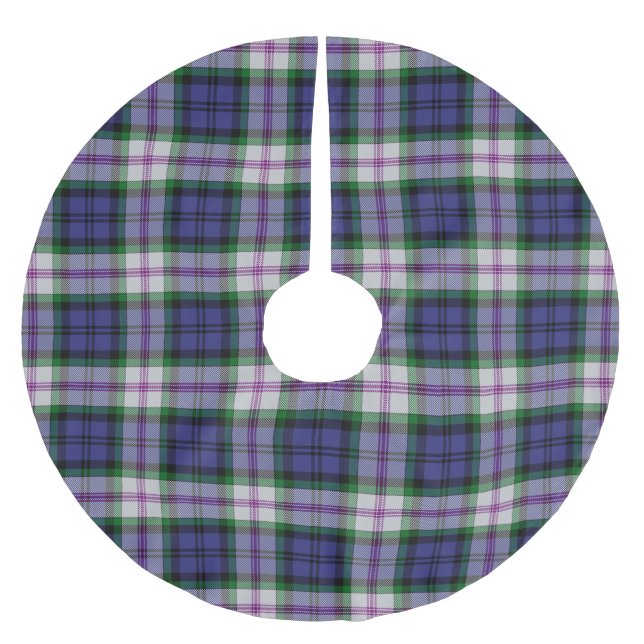 Jupon De Sapin En Polyester Brossé Tartan de robe de Baird de clan (Devant)