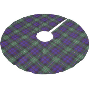 Jupon De Sapin En Polyester Brossé Tartan d'écossais de plaid de clan du Mackenzie