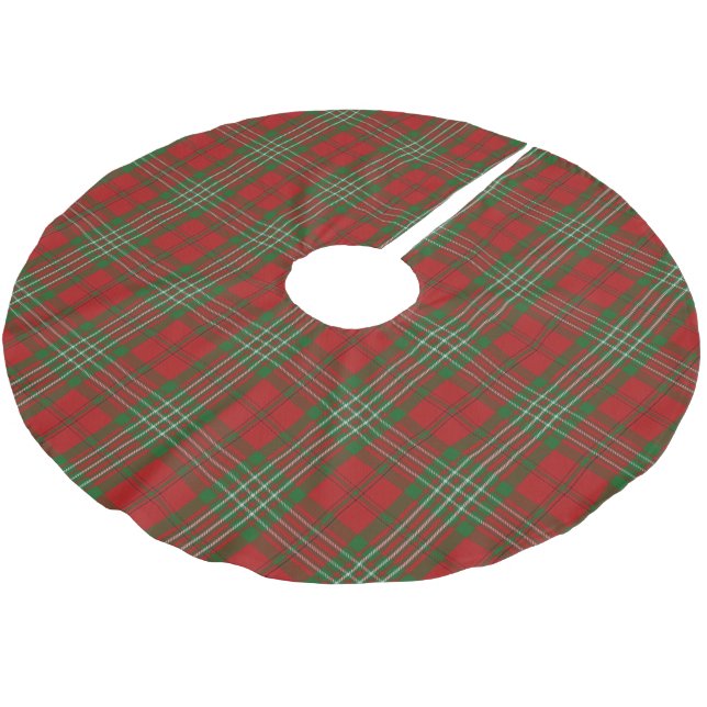 Jupon De Sapin En Polyester Brossé Tartan écossais de Scott de clan (Angle)