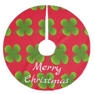 Jupon De Sapin En Polyester Brossé Thunder_Cove de Green Shamrocks