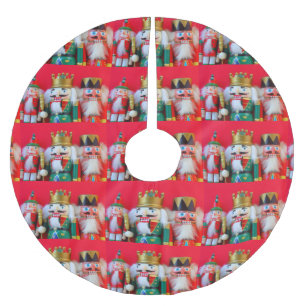 Jupon De Sapin En Polyester Brossé Trio de Nutcracker