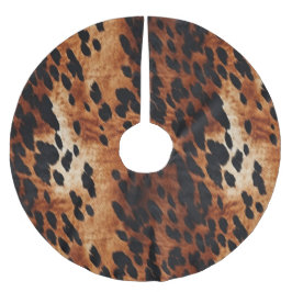 Jupon De Sapin En Polyester Brossé Vachette Brown