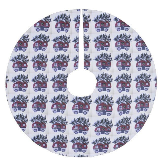 JUPON DE SAPIN EN POLYESTER BROSSÉ **VÉHICULE RÉCRÉATIF** (Devant)
