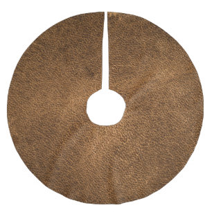 Jupon De Sapin En Polyester Brossé Vieux cuir Brown : Arrière - plan texturé