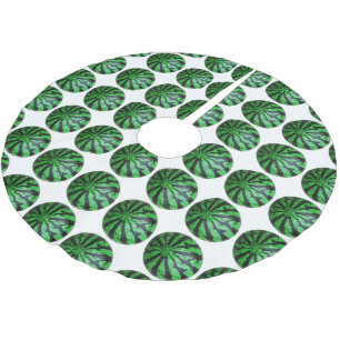 Jupon De Sapin En Polyester Brossé Watermelon Football / Soccer Ball