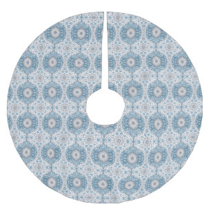 Jupon De Sapin En Polyester Brossé Winter Merveilles Ogee Motif Tree Jupe